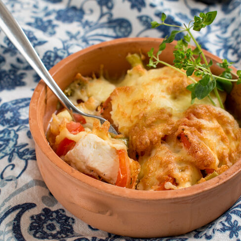 Paistettu feta, bouyiourdi