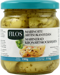 Filos marinoitu artisokansydämenpala 190/115g
