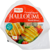 Filos pyöreä viipaloitu halloumi-juusto PDO 200g