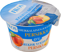 Filos kreikkalainen jogurtti persikka 0% 150g