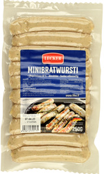 Lecker minibratwursti 250g