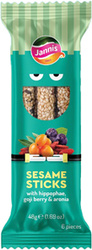Jannis tyrni, goji ja aronia sesame sticks 48g