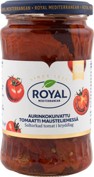 Royal aurinkokuivattu tomaatti mausteliemessä 360/200g