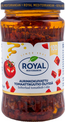 Royal aurinkokuivattu tomaattikuutio öljyssä 330/200g
