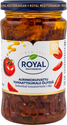 Royal aurinkokuivattu tomaattisuikale öljyssä 330/200g