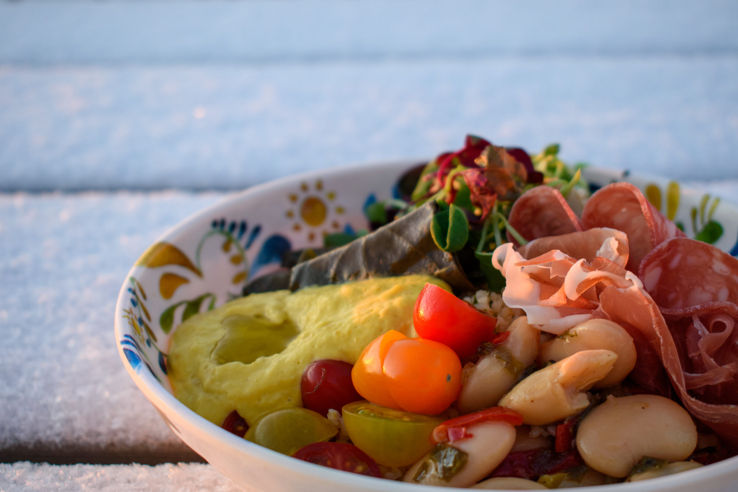 Prosciutto-meze-bowl