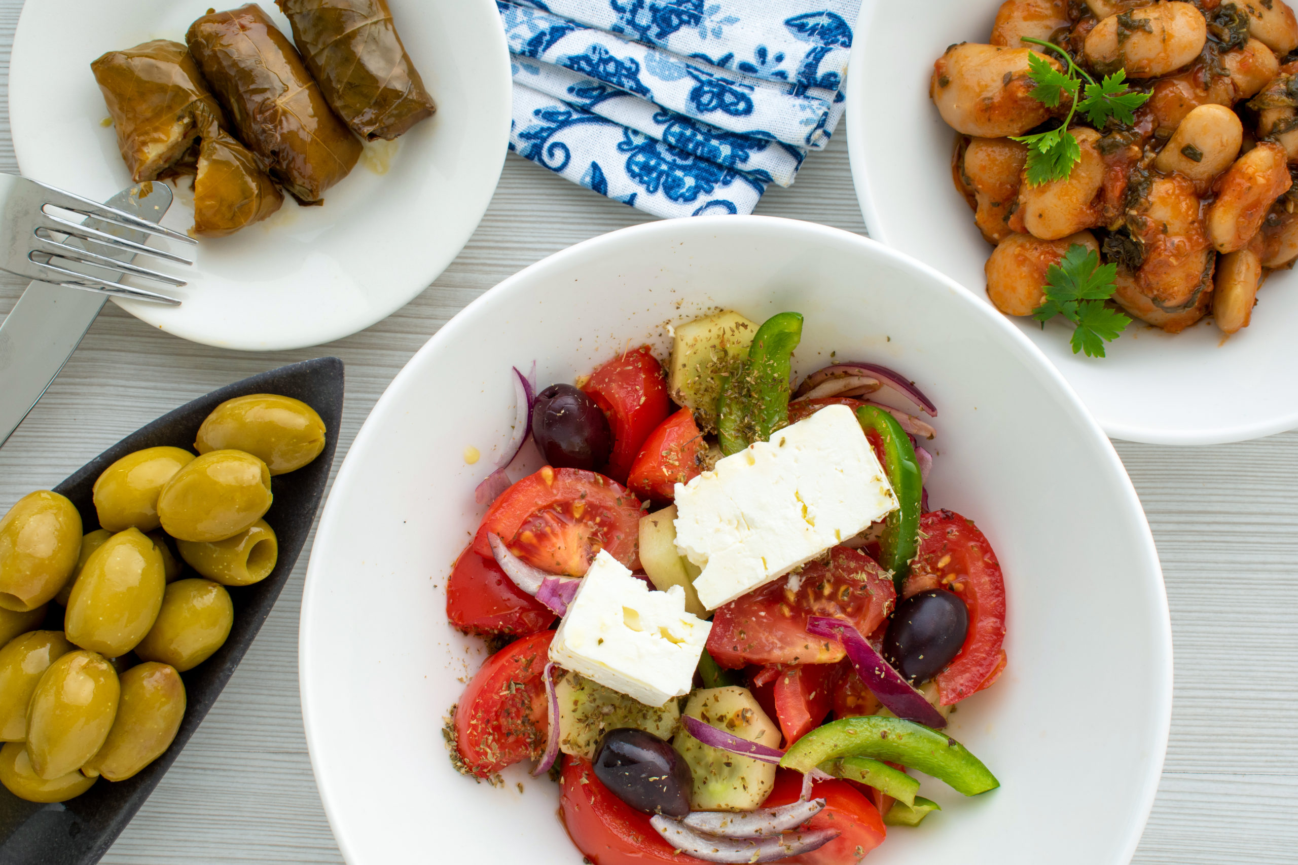 Horiatiki – kreikkalainen salaatti